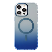 Piili İphone 15 Gradient Magsafe Kılıf - Mavi