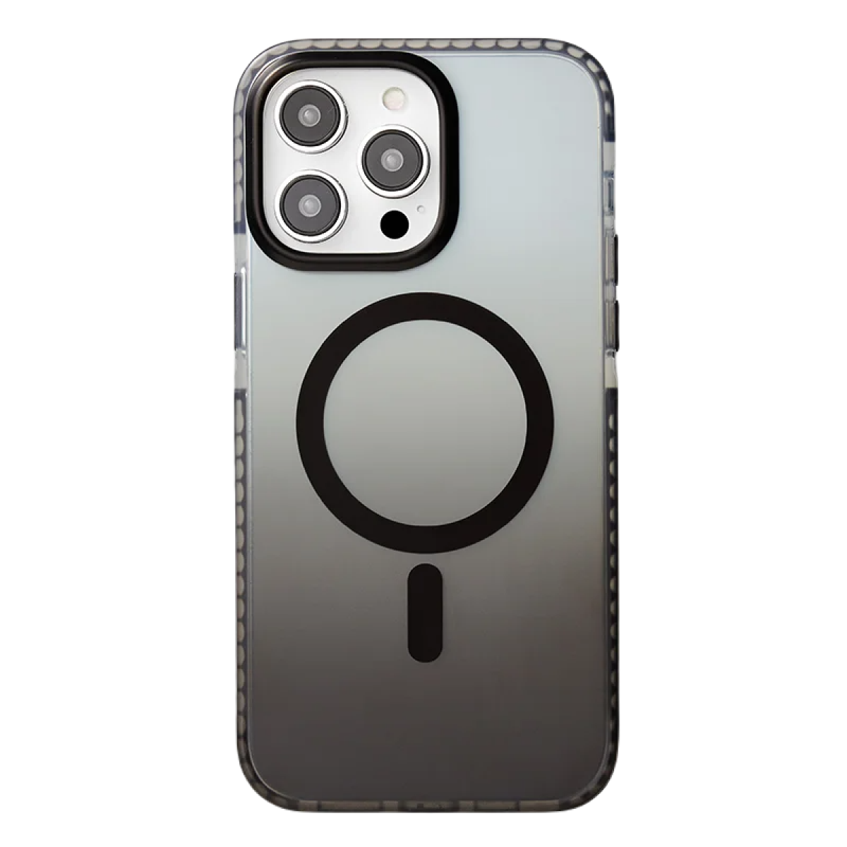 Piili İphone 15 Gradient Magsafe Kılıf - Siyah