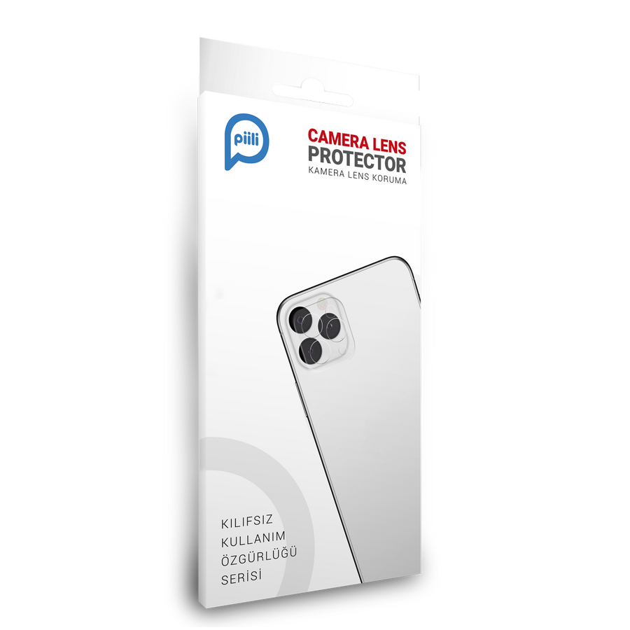 Piili iPhone 12 Lens Koruyucu – Şeffaf