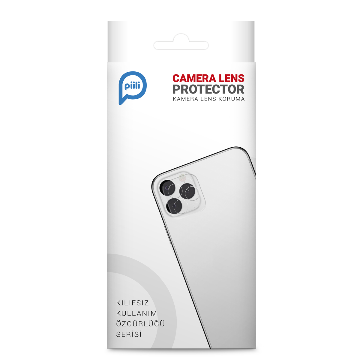 Piili iPhone 12 Lens Koruyucu – Şeffaf