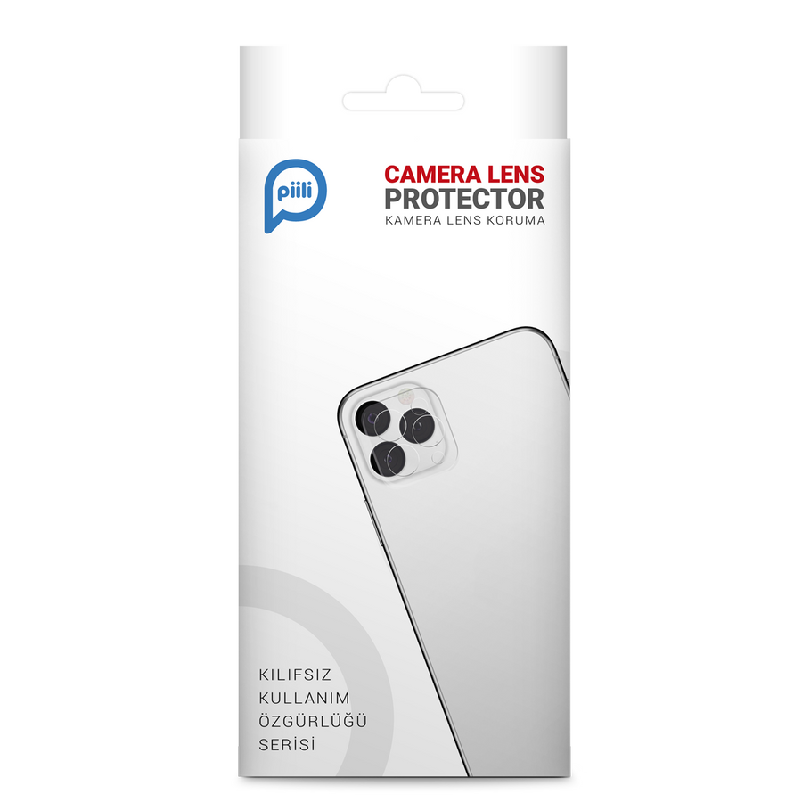 Piili iPhone 12 Lens Koruyucu – Şeffaf