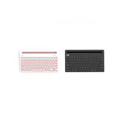 FD iK3381 3 Cihaz Bağlantılı Bluetooth Kablosuz Klavye – Beyaz/Pembe