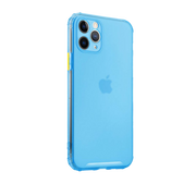 Piili iPhone 11 Pro Max Lens Protect MAT Kapak - Mavi