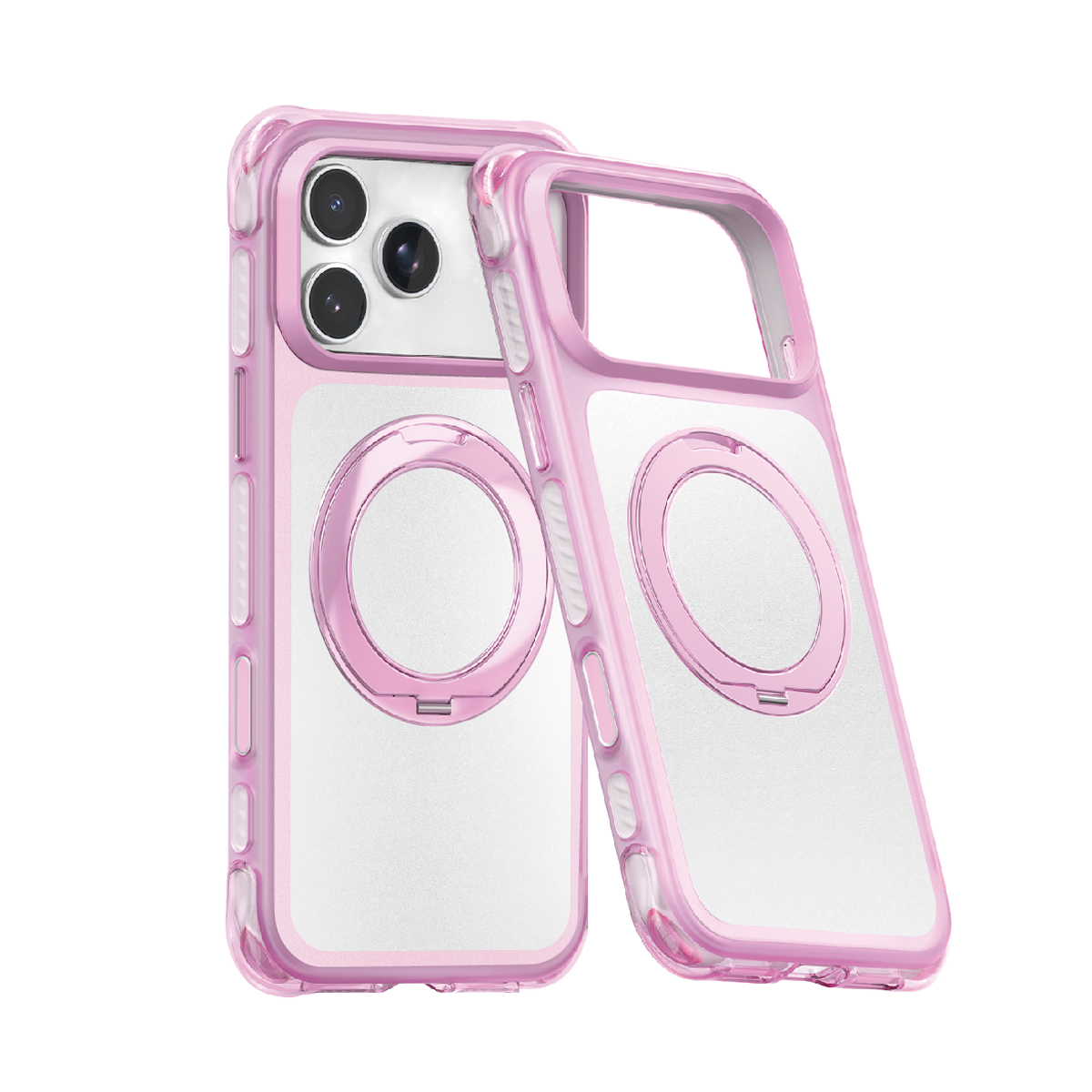 Piili Double Bubble Rotation iPhone 18 Pro Max / iPhone 17 Pro Max Kılıf - Pembe