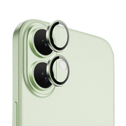 Piili iPhone 16 / 16 Plus Yeşil Safir Lens Koruyucu