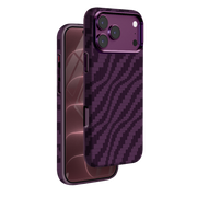 Knit Silicone iPhone 18 Pro Max / iPhone 17 Pro Max MagSafe Kılıf P019 - Bordo