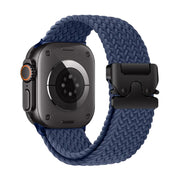 Piili Apple Watch 42-44-45-46-49 mm Weave Kayış Yeşil - Kahverengi