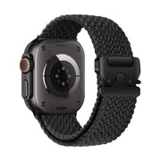 Piili Apple Watch 42-44-45-46-49 mm Weave Kayış Yeşil - Turuncu
