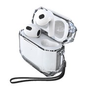 Piili AirPods 3. Nesil Fit Kayış Kılıf AirPods Kılıfı – - Siyah