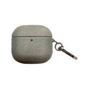 Piili AirPods 4.Nesil Leather Kılıf AirPods Kılıfı - Gri