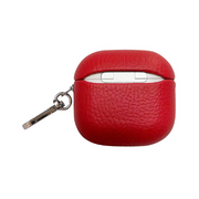 Piili AirPods 4.Nesil Leather Kılıf AirPods Kılıfı - Kırmızı