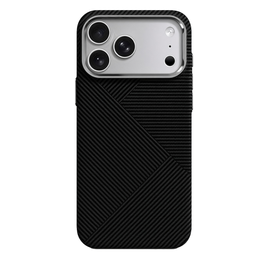 Knit Silicone iPhone 18 Pro Max / iPhone 17 Pro Max MagSafe Kılıf P032 - Siyah