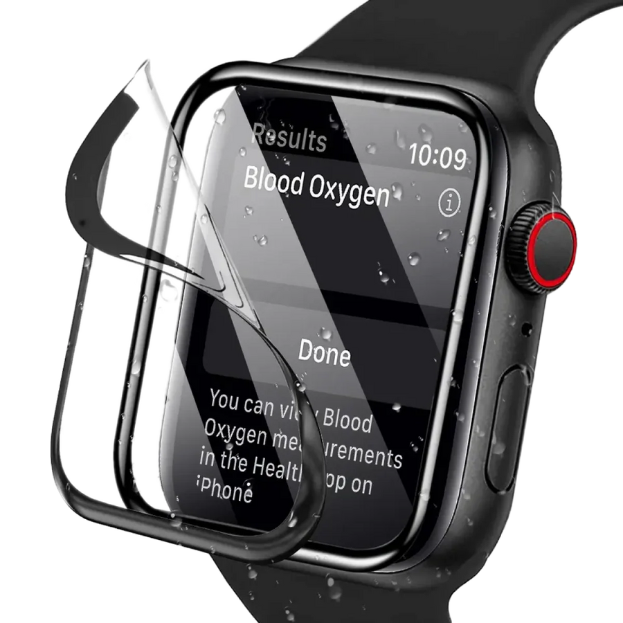 Piili Apple Watch Series 7-8-9 Uyumlu Ekran Kasa Koruyucu Kapak - 41mm