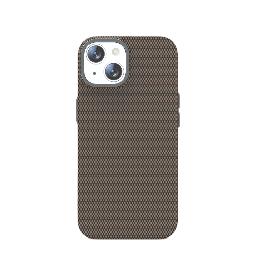 Piili iPhone 15 Kevlar Serisi MagSafe Kılıf – Siyah