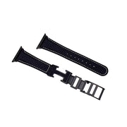 Piili Apple Watch 42-44-45-46-49 mm Elegance Kayış Kırmızı - Gri