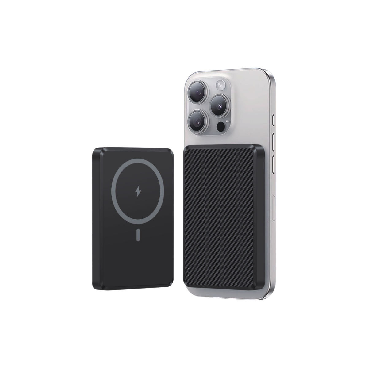Piili Karbon 5.000 mAh P-PB4 Powerbank - Siyah