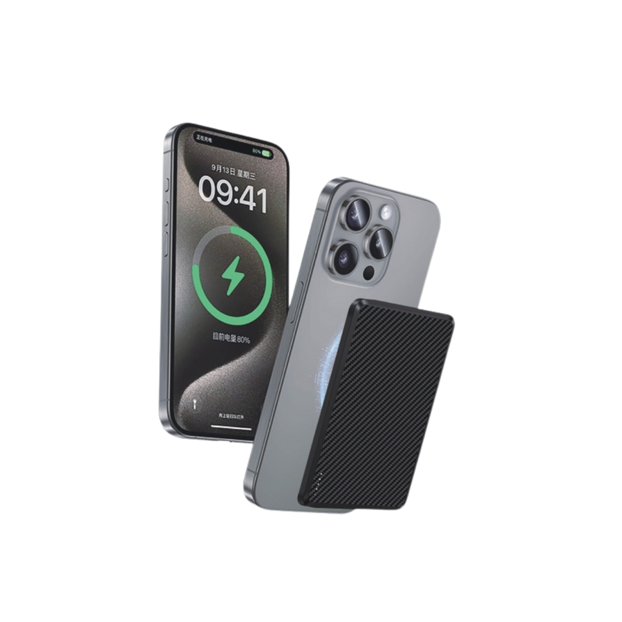 Piili Karbon 5.000 mAh P-PB4 Powerbank - Siyah