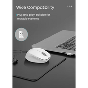 FD M702 2.4 GHz Sessiz Kablosuz Mouse 1500 DPI - Beyaz