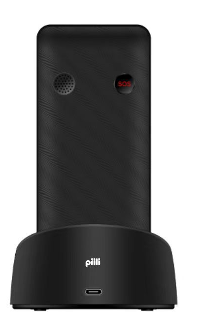 Piili P10 Plus Tuşlu KVK Garantili Cep Telefonu Siyah - Yaşlıya - Öğrenciye - Askere Uygun