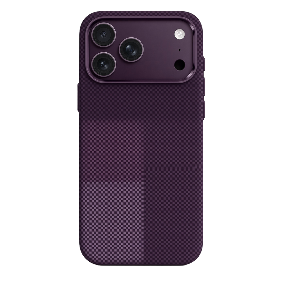 Knit Silicone iPhone 18 Pro Max / iPhone 17 Pro Max MagSafe Kılıf P023 - Bordo