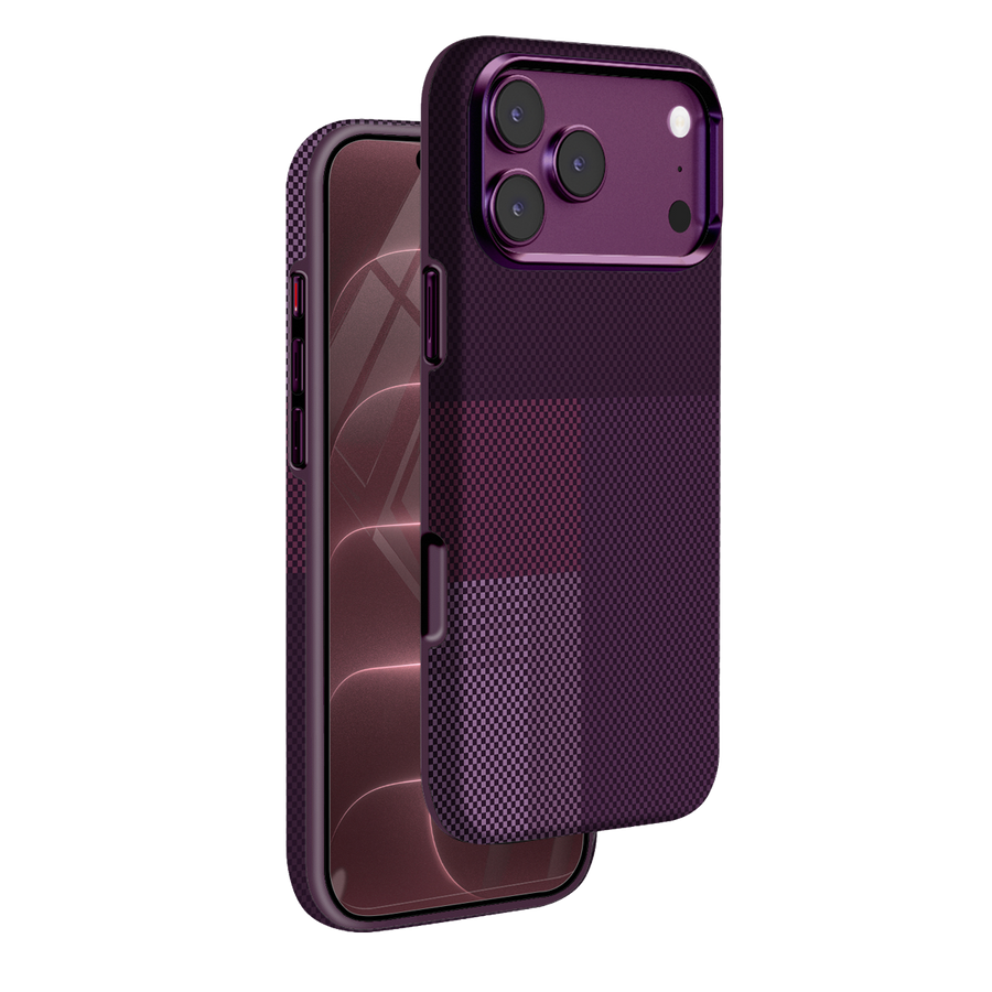 Knit Silicone iPhone 18 Pro Max / iPhone 17 Pro Max MagSafe Kılıf P023 - Bordo