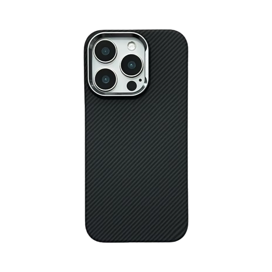 Knit iPhone 17 Kevlar Series Case Lf-162 - Siyah