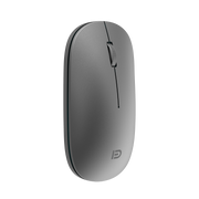 FD E318d Wireless dual mode Rechargeable Mouse Silver 600 mah battery - Titanyum