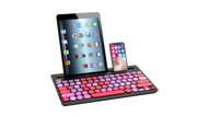 FD iK3381D Çoklu Cihaz Geçişli 2.4 GHz + Bluetooth Çift Bağlantılı Kablosuz Klavye - Siyah