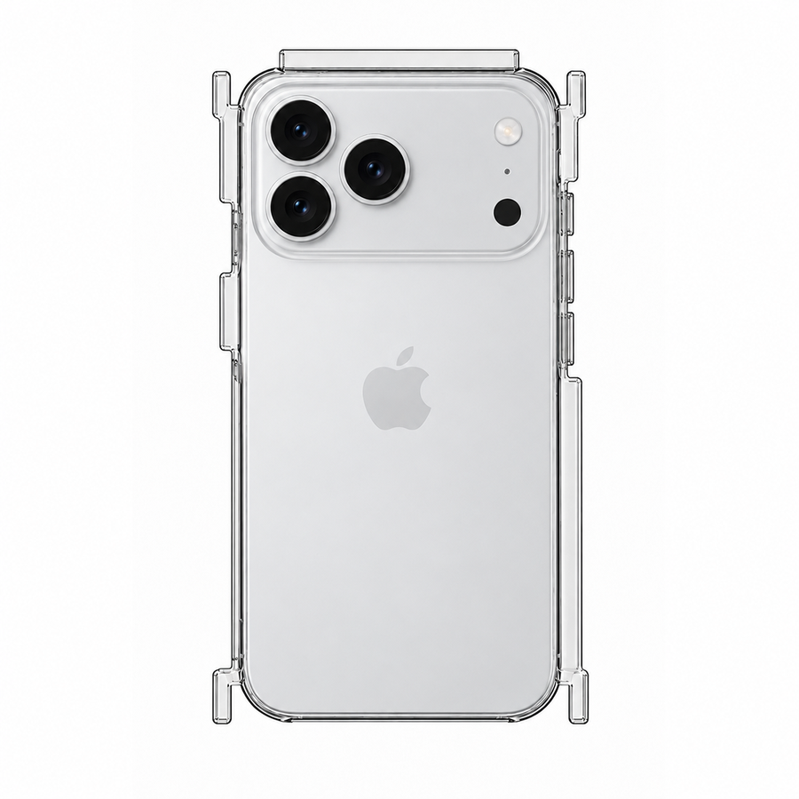 Piili iPhone 17 Pro TPU Full Body Arka Yüzey Koruyucu
