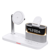 Piili 3 in 1 Wireless Charging Station P-CBT-10 - Beyaz